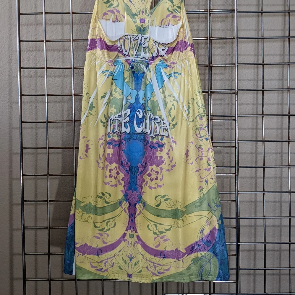 S-Twelve soft stretch racer back summer dress. Size: Medium - Picture 12 of 14